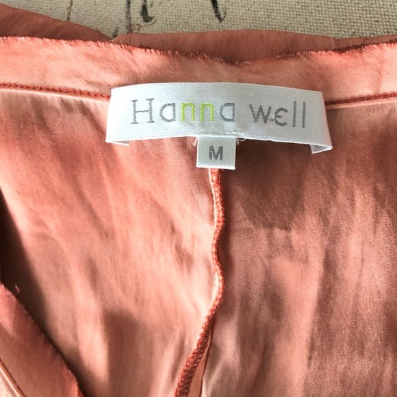 Rust Stretch Silk Blend Sleeveless Shell - Picture 6 of 7